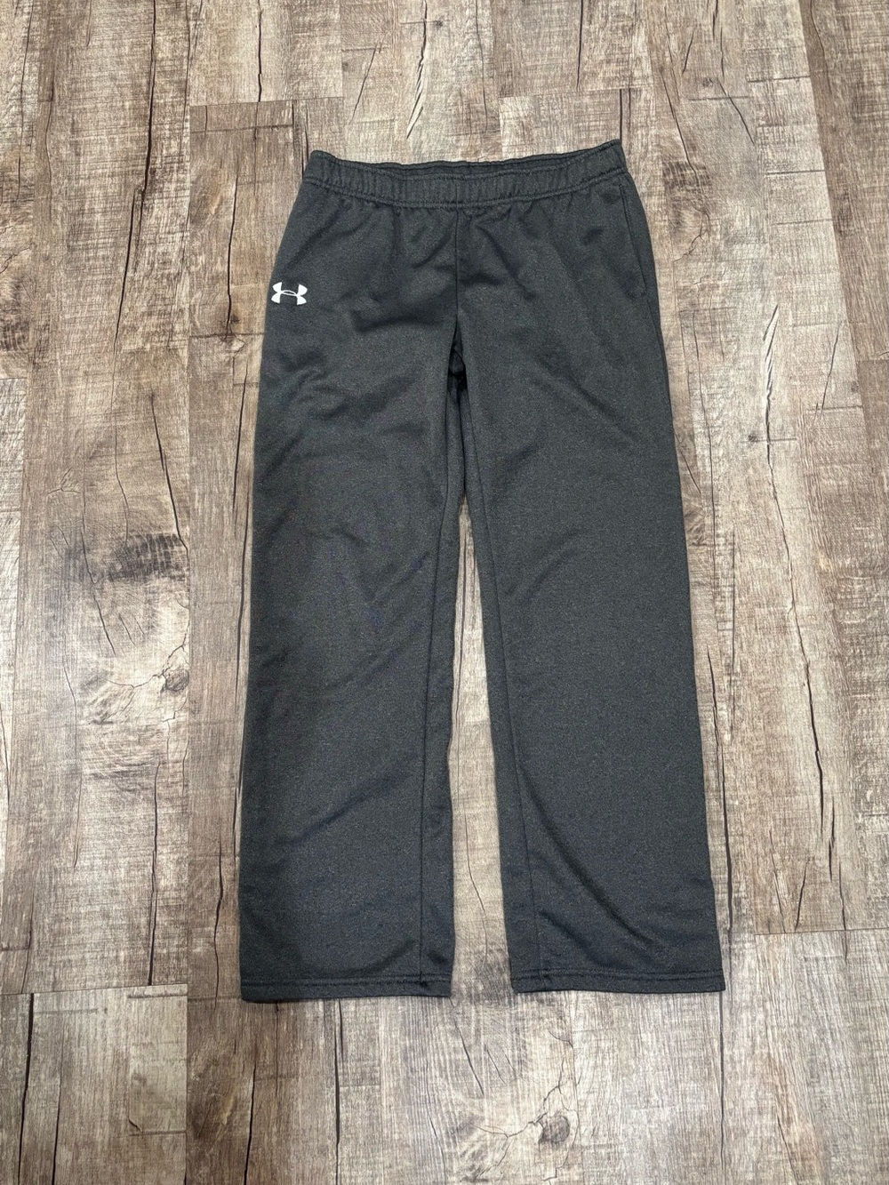 Kids Under Armour Black Performance Track Pants Size Large Youth